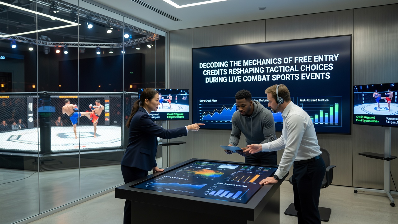 Darstellung taktischer Wetten bei Live-Kampfsport-Events mit Guthaben auf sicheren Apps