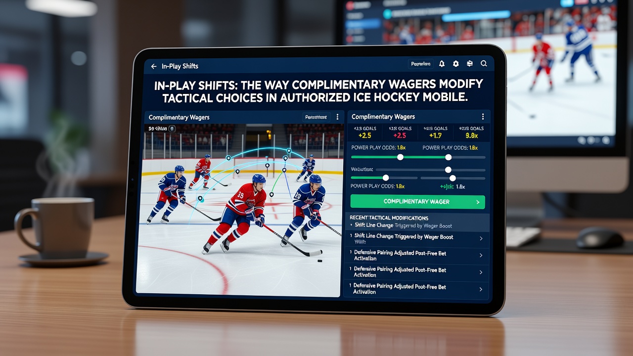 Analyse von Live-Wettmustern im Eishockey mit Fokus auf taktische Anpassungen durch Bonusguthaben