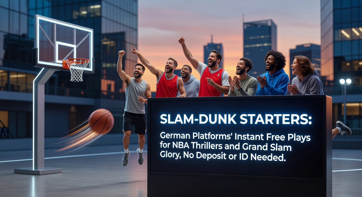 NBA-Spieler beim dramatischen Slam-Dunk während eines Playoff-Spiels, mit jubelnden Fans im Hintergrund